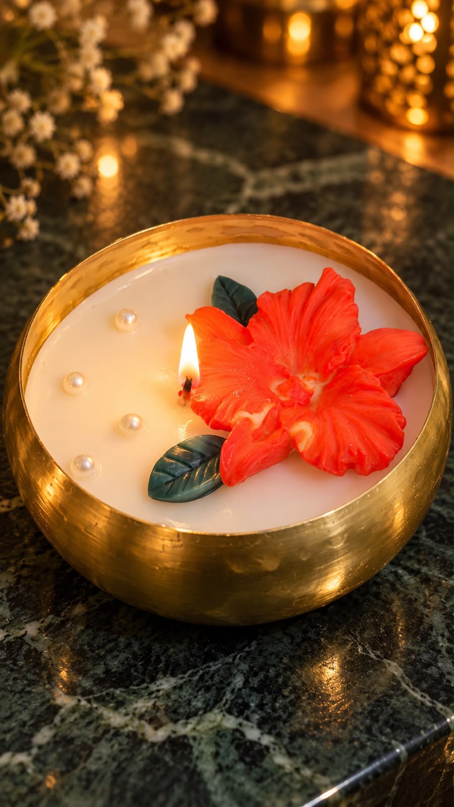 K³RVN Hibiscus Bloom Luxury Candle